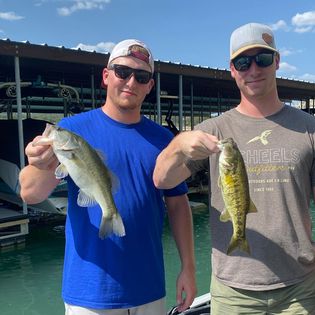 Two anglers fishing in Texas