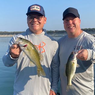 Two anglers fishing in Austin