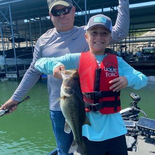 Largemouth Bass caught while fishing in TX
