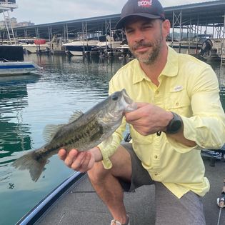 Lone fisherman in Texas catching his best, great catch