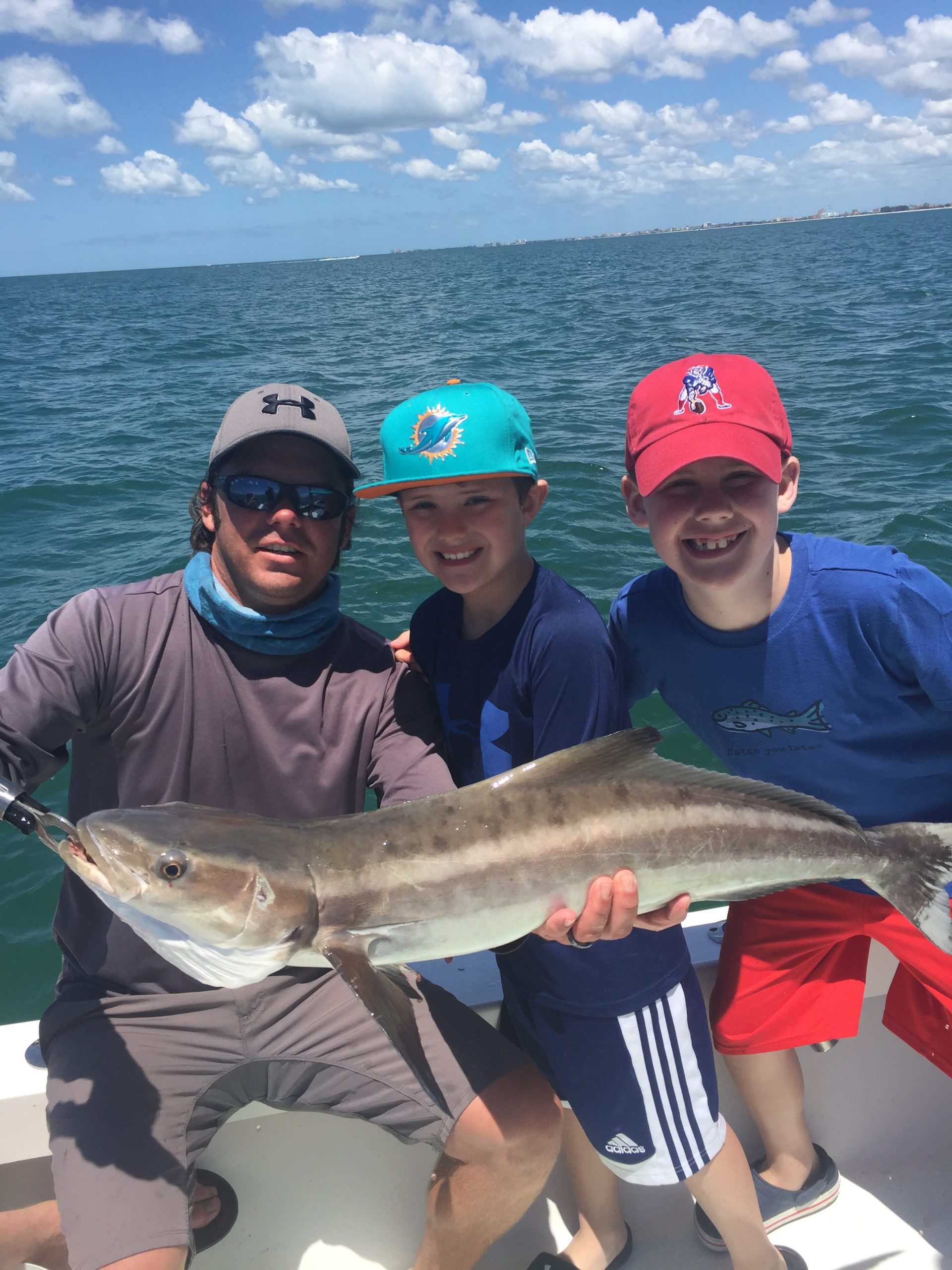 Cobia, a 33-inch fish, caught in FL