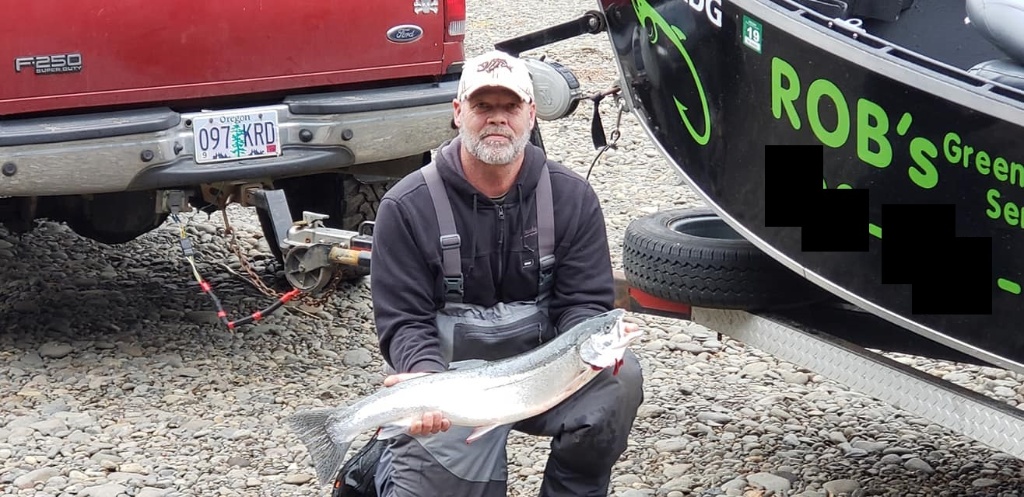 Photo of a person fishing in OR