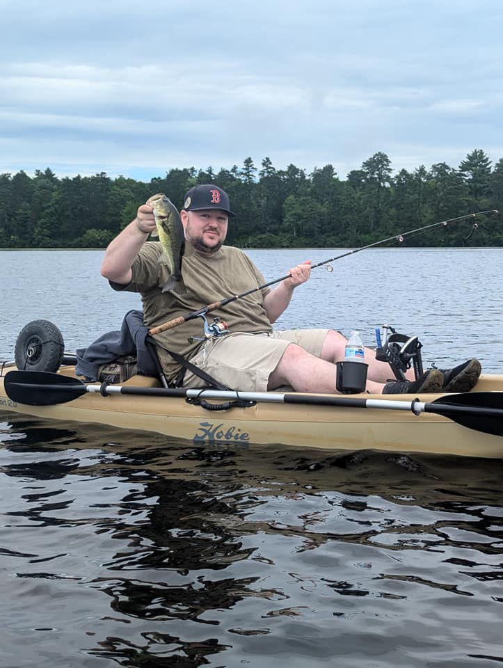 One angler fishing in MA