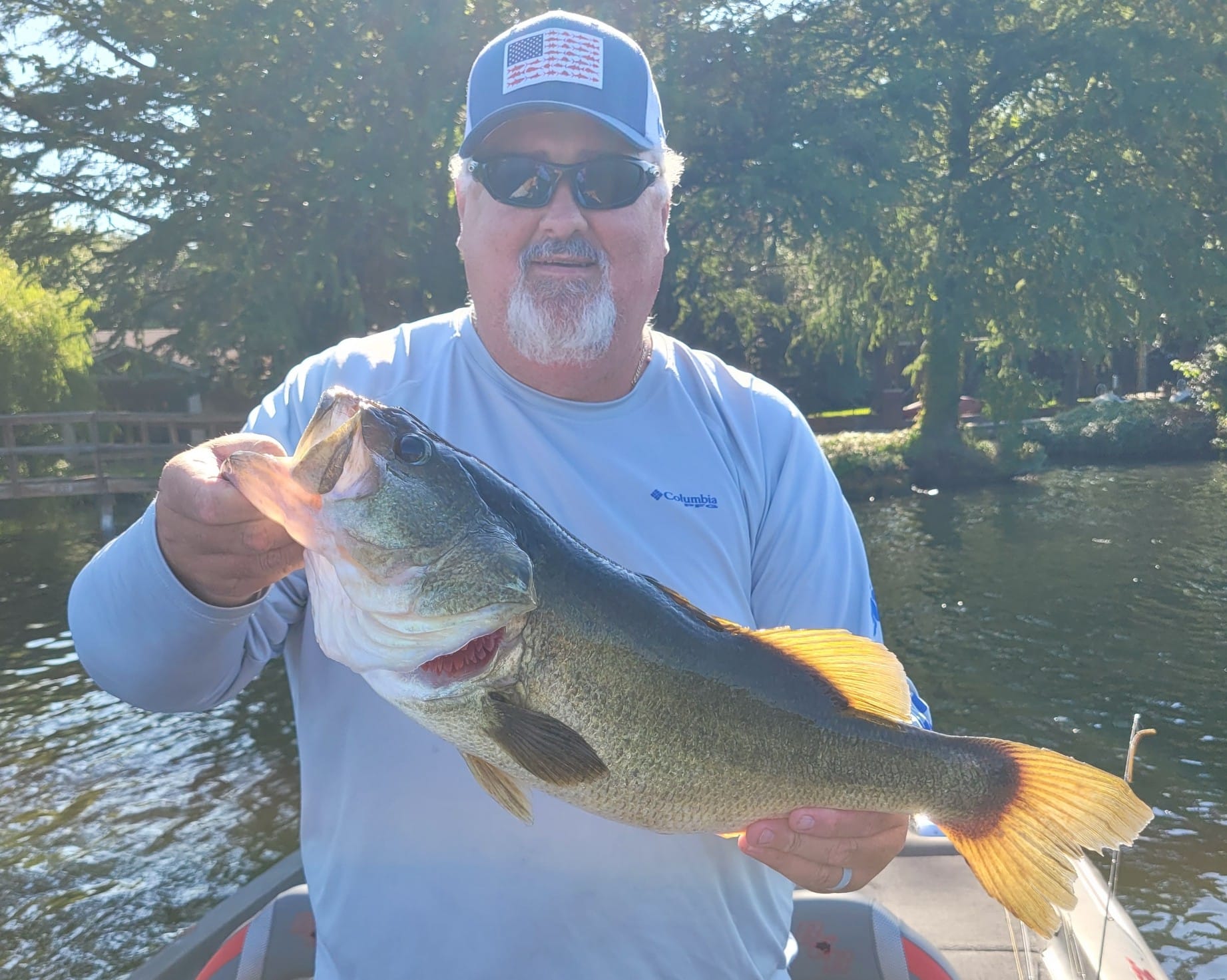 Largemouth bass caught in TX