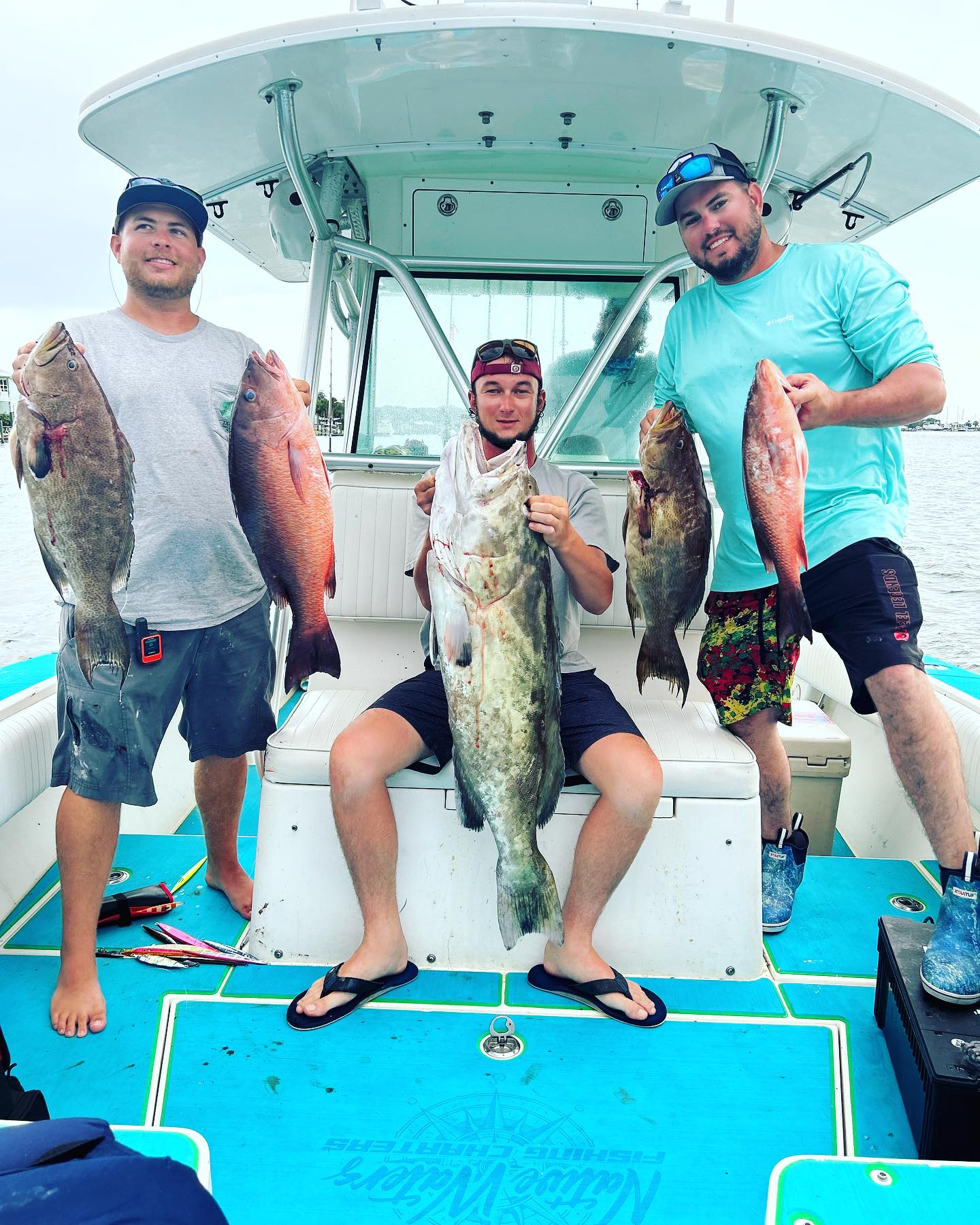 3 big fish caught by 3 people in FL