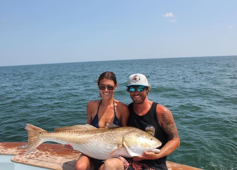 Successful fishing trip with 2 people in Virginia Beach