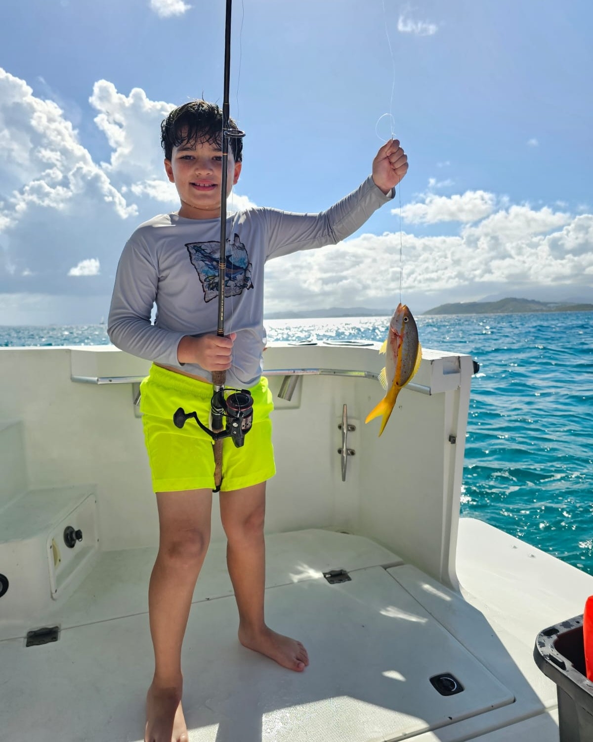 Angler fishing in Fajardo