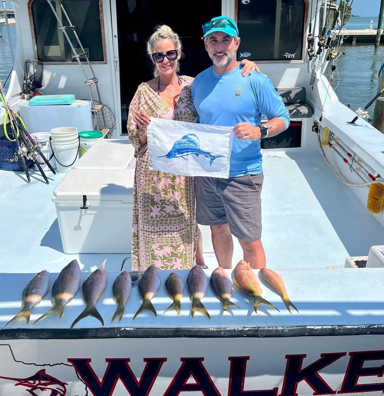 9 fish caught in Islamorada during fishing