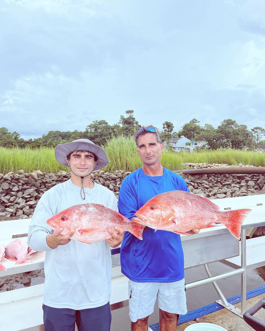 Two anglers fishing in SC