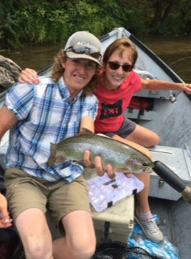 Best catch of the day - a 15-inch fishing trophy from OR