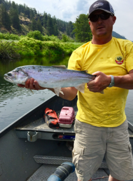 One person fishing in OR