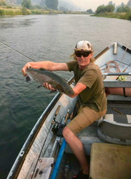 A person fishing in Merrill