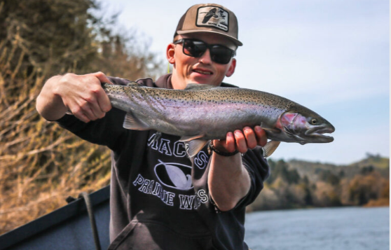 Sockeye salmon fishing in Merrill