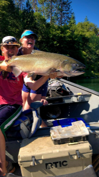 Two anglers fishing in OR