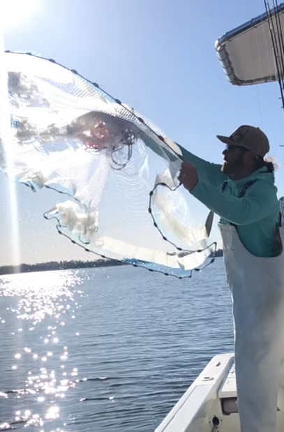 Angler fishing on Johns Island