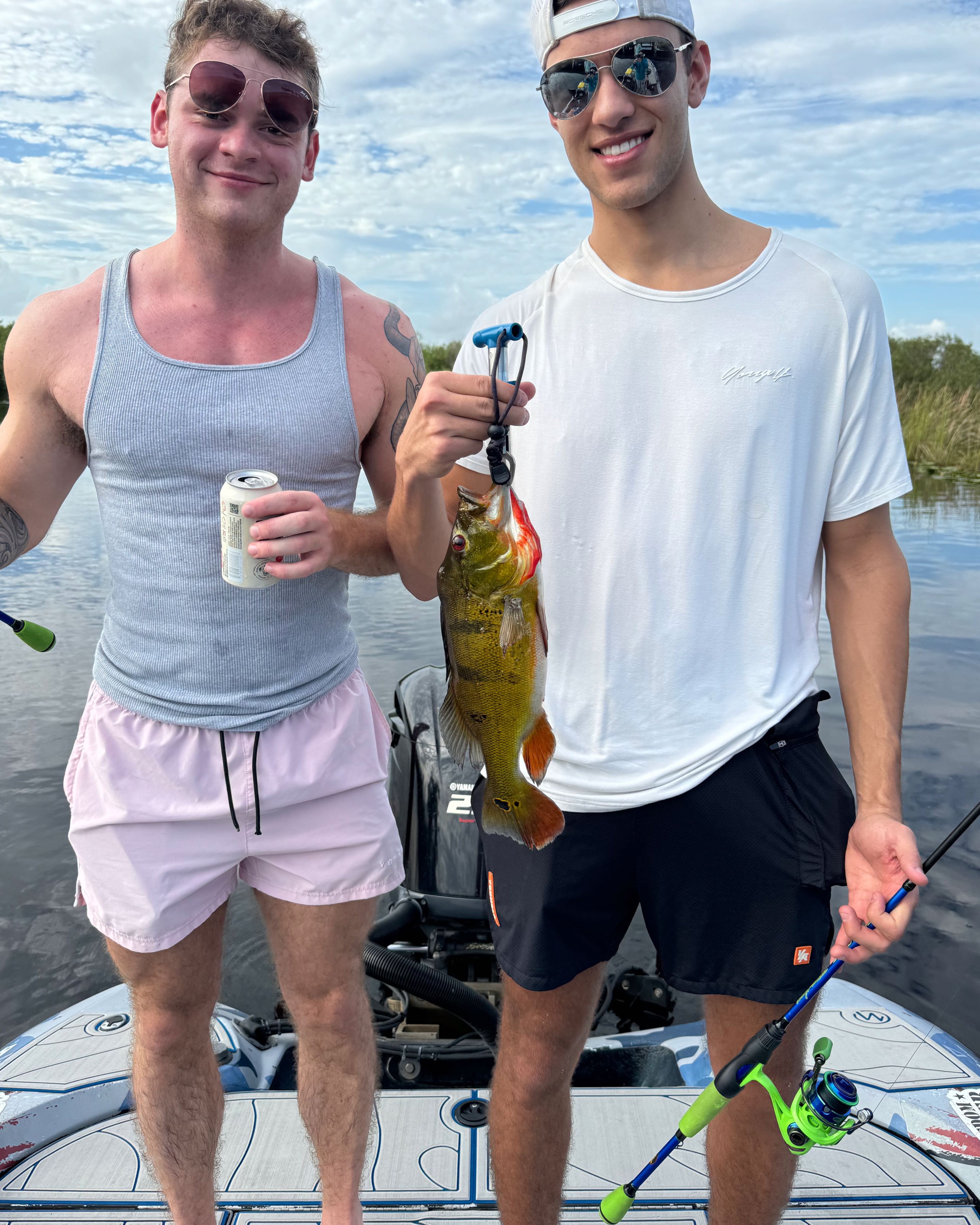 Two people fishing in Margate