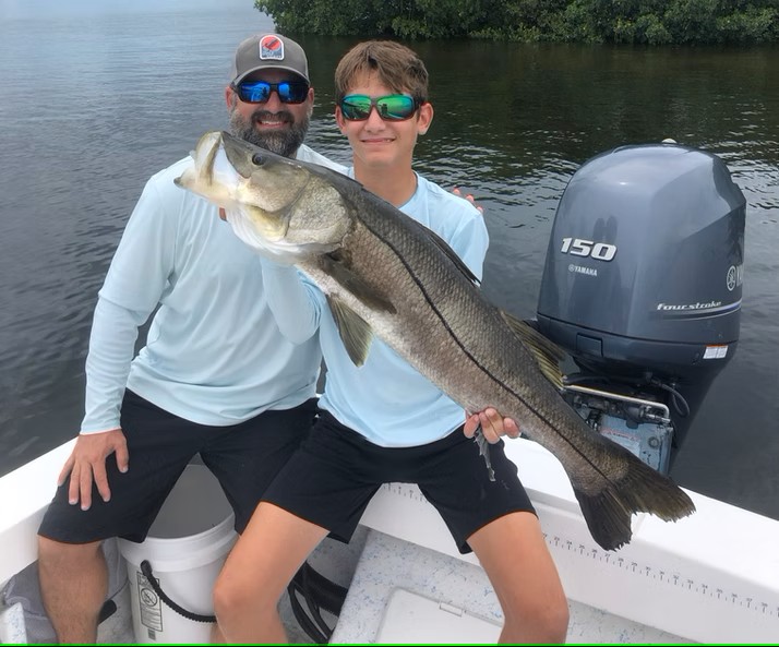 Snook fishing in Holmes Beach