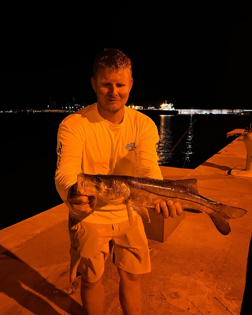 One person fishing for the best catch in Key West