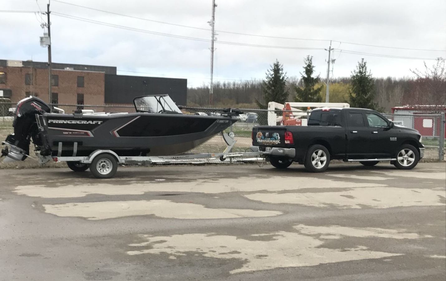 Scenic view of Hamilton, a fishing destination