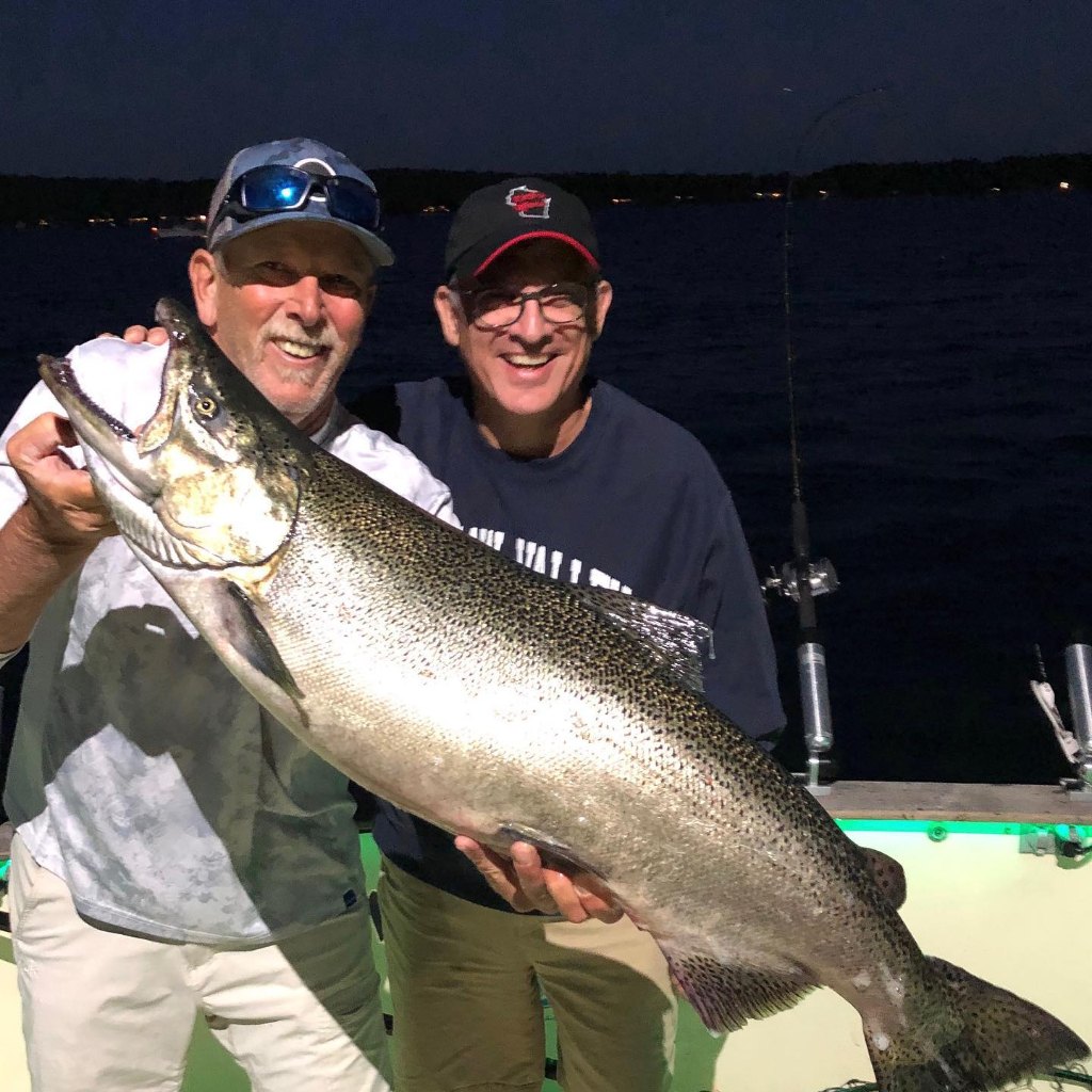 Chinook Salmon caught in Traverse City