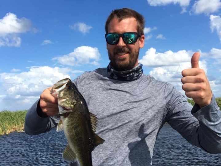 Largemouth bass caught in South Bay
