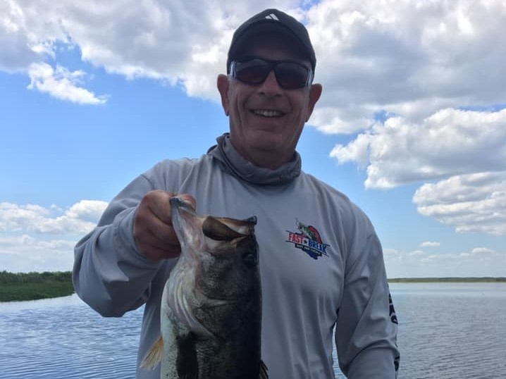 Largemouth bass fishing in FL