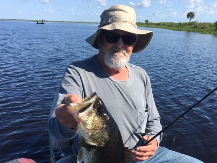 Angler enjoying a day of fishing in FL