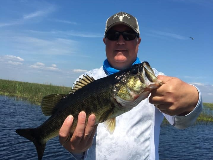 A 19-inch Florida Bass caught in South Bay