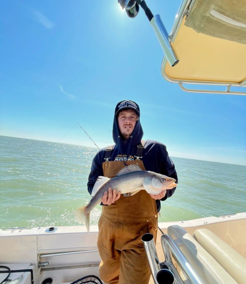 A person fishing in Ontario