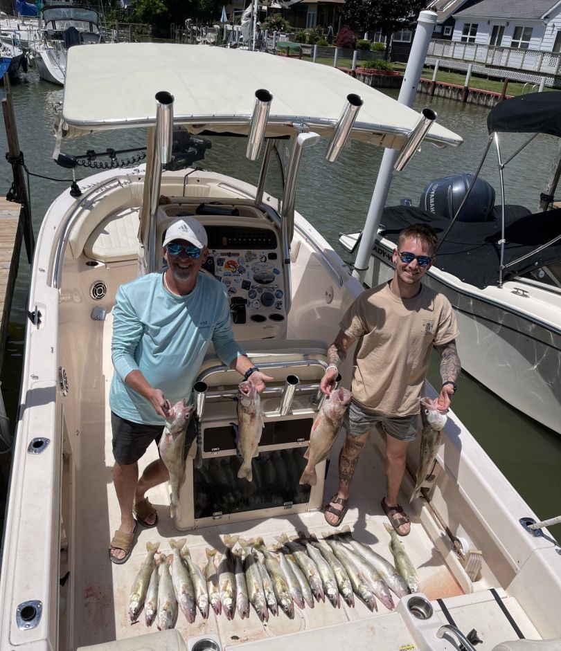 4 fish caught while fishing in Kingsville