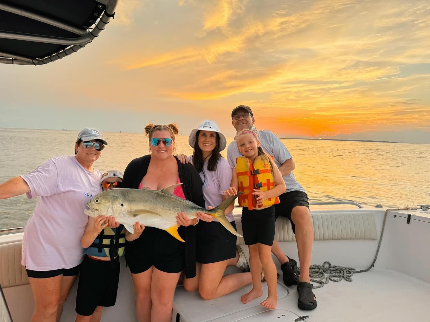Crevalle Jack fish caught while fishing in AL