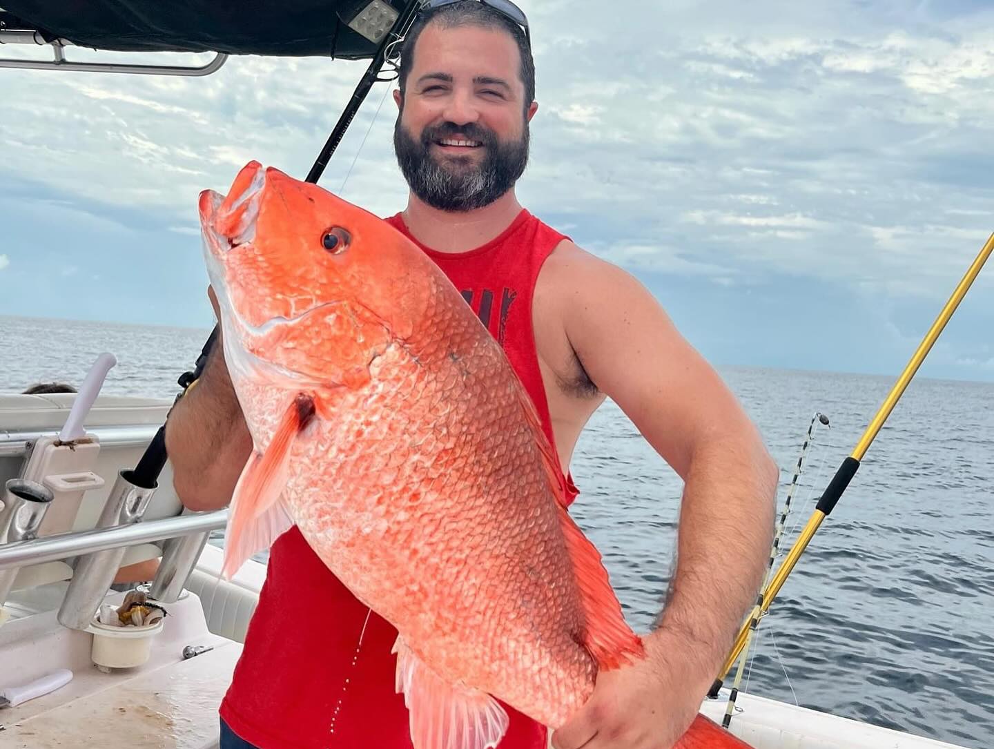 One big fish caught at Fort Morgan