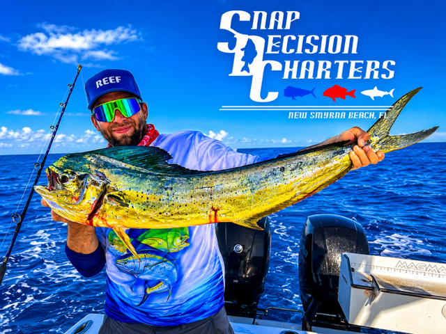 Full-day offshore fishing charter boat New Smyrna Beach - 26ft Dusky targeting snapper grouper