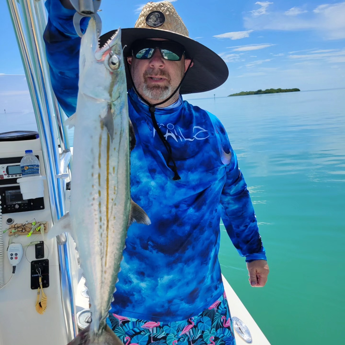 A lone angler fishing in FL