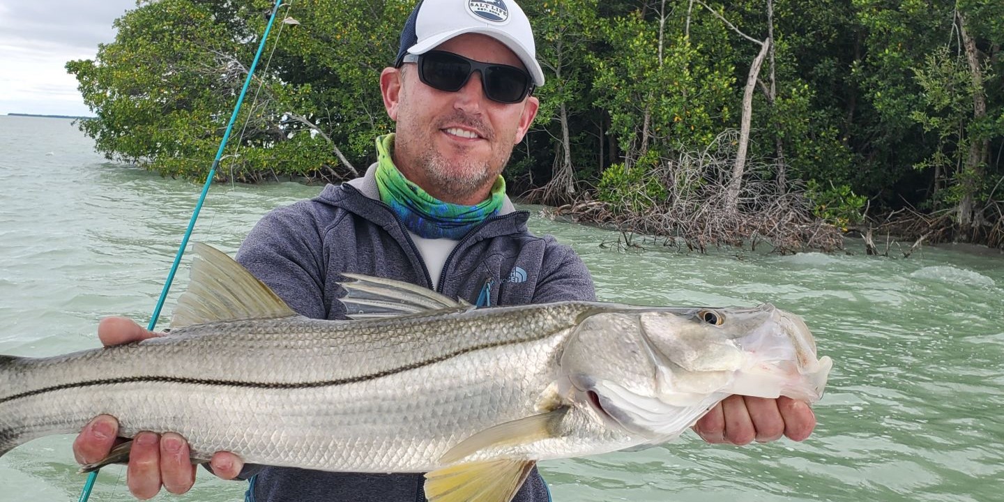 Snook fish caught while fishing in FL