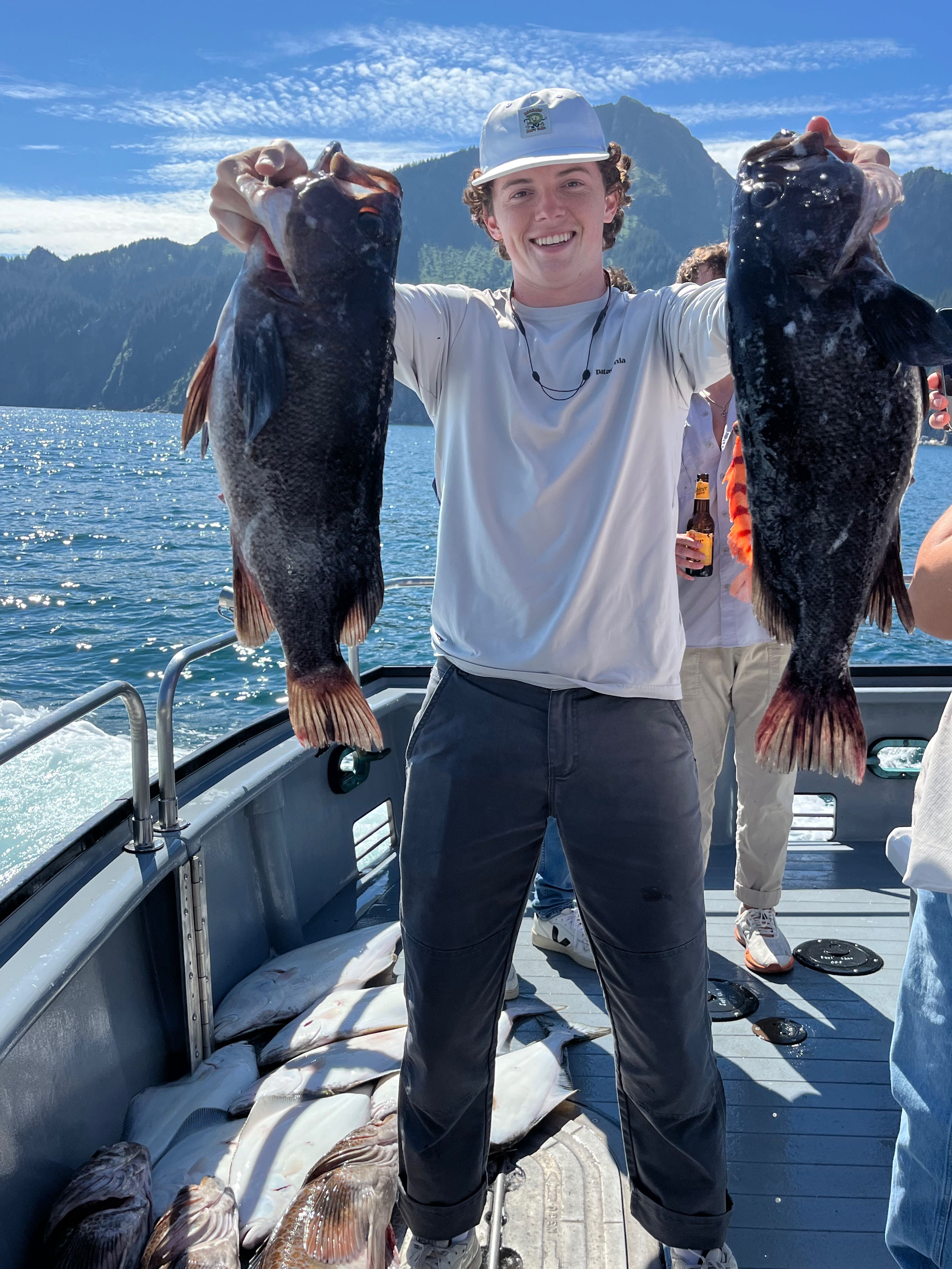two people fishing in seward