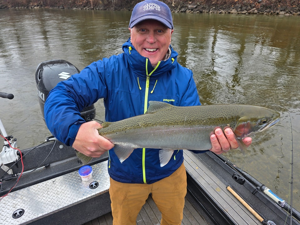 Coho Salmon caught by angler in Newaygo
