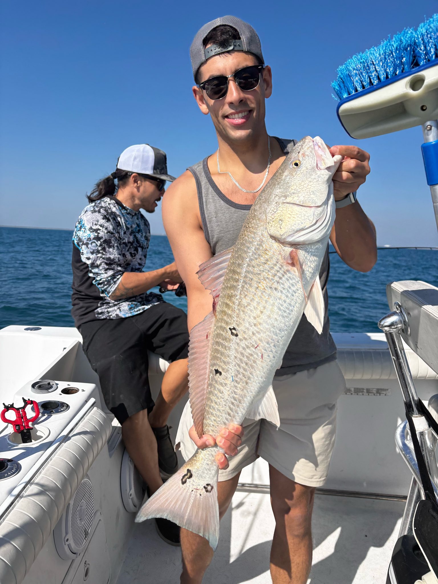 Redfish caught during fishing trip in Port Canaveral FL