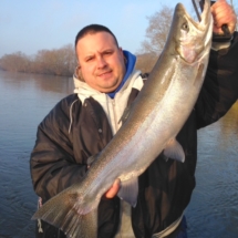 A lone angler fishing in Homewood