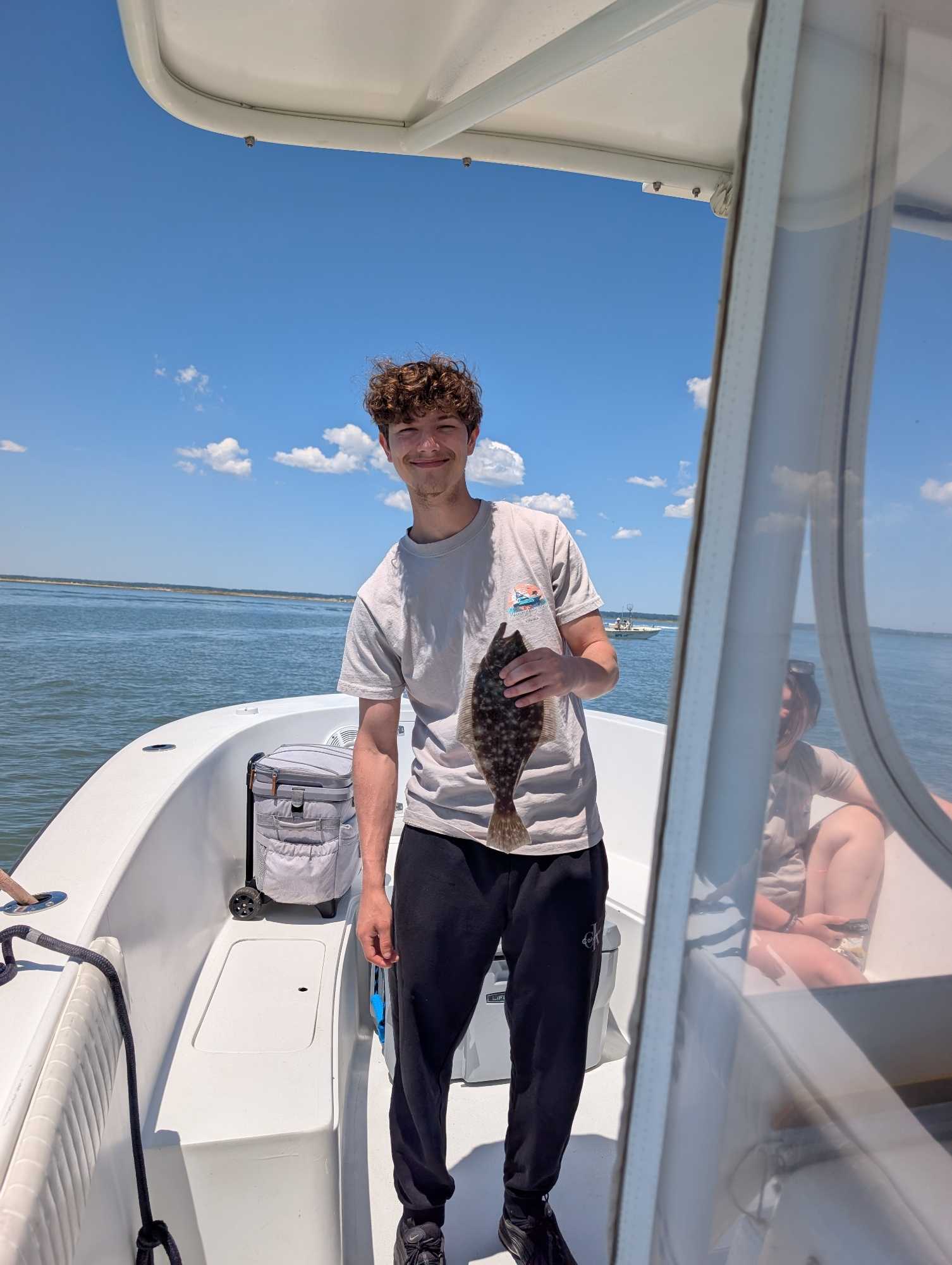Summer flounder caught during fishing trip in Chincoteague VA