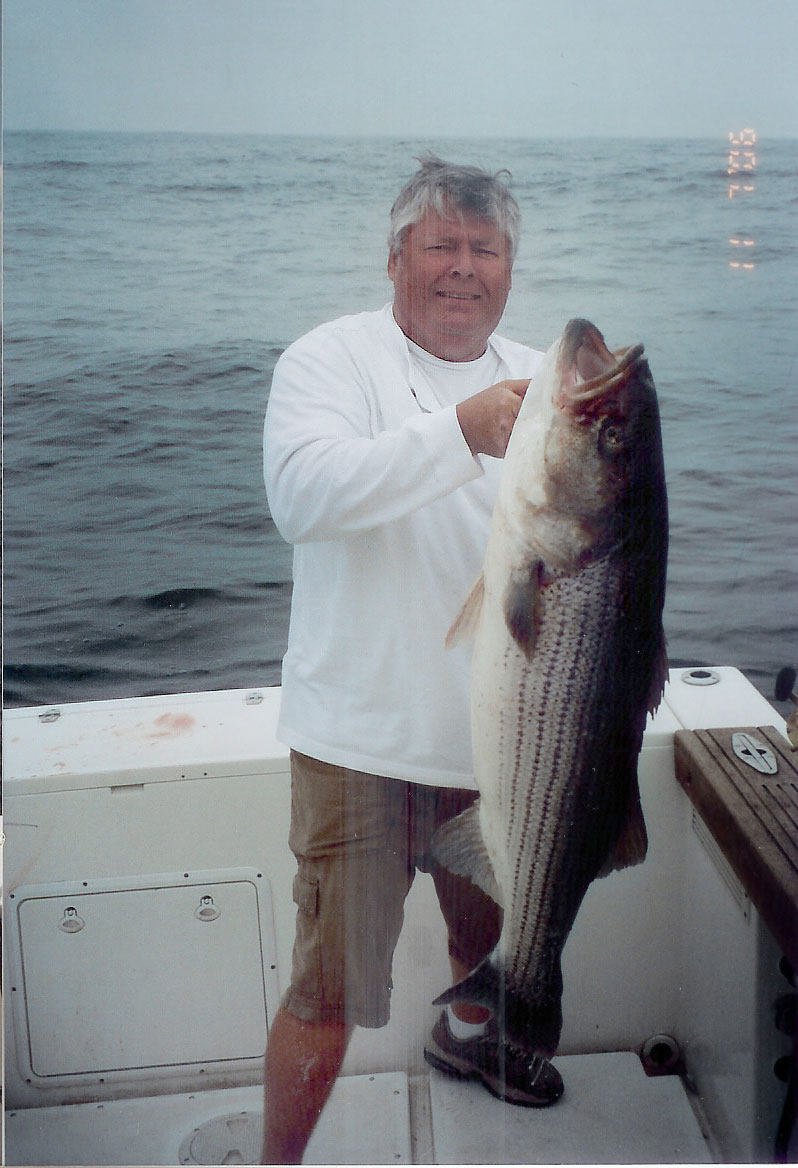 Striped bass caught in NY