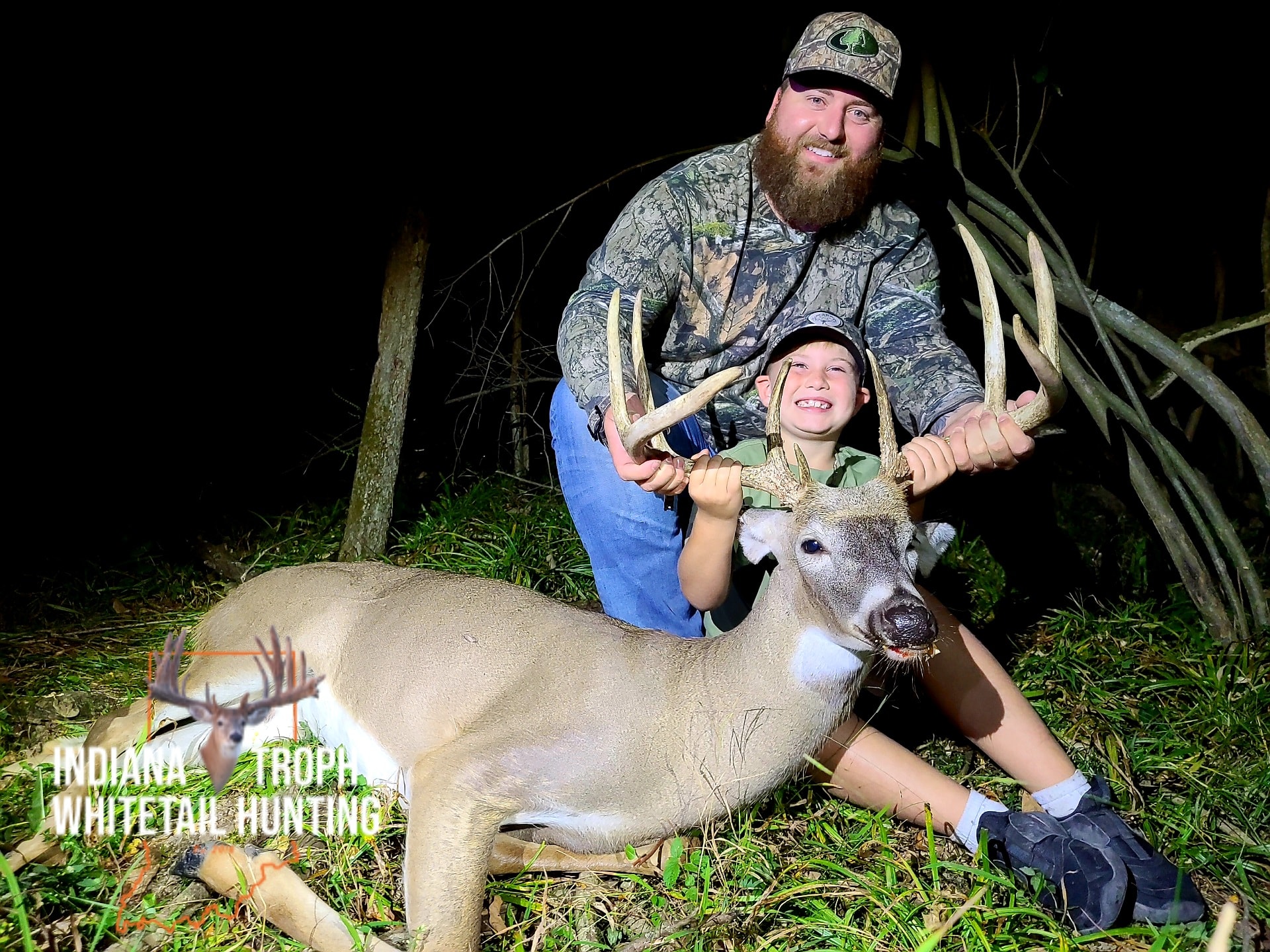 Two people hunting in IN