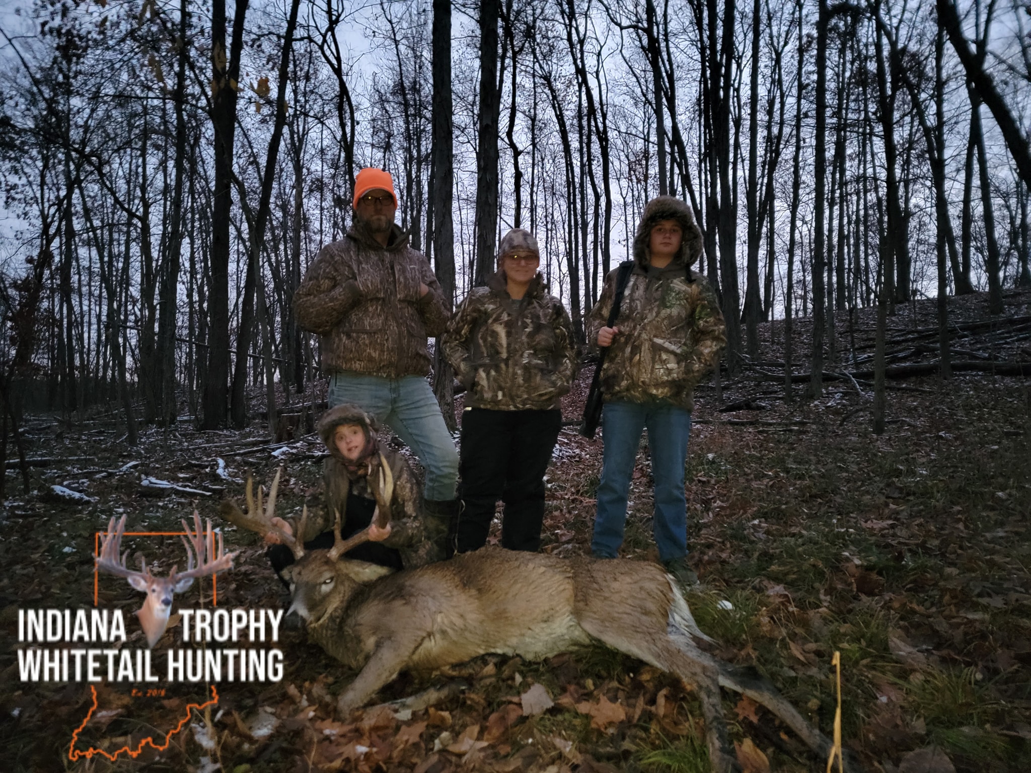 4 people hunting in Indiana