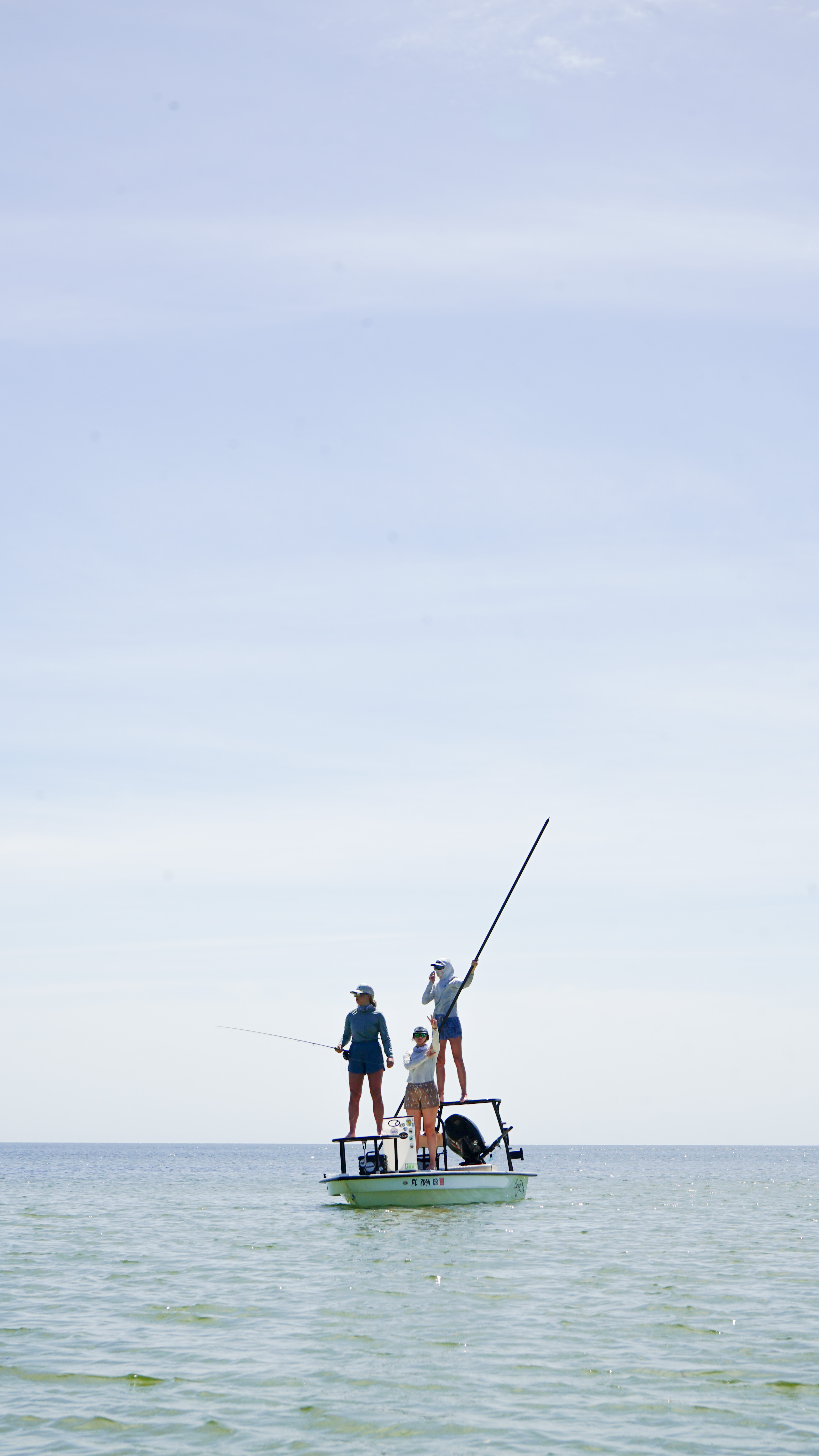 Three anglers fishing in FL
