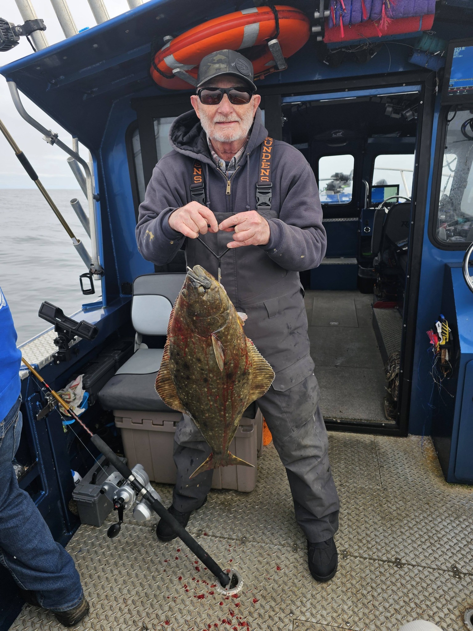 Pacific Halibut caught during fishing trip in Reedsport OR