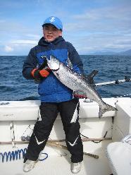 One angler fishing in Tofino
