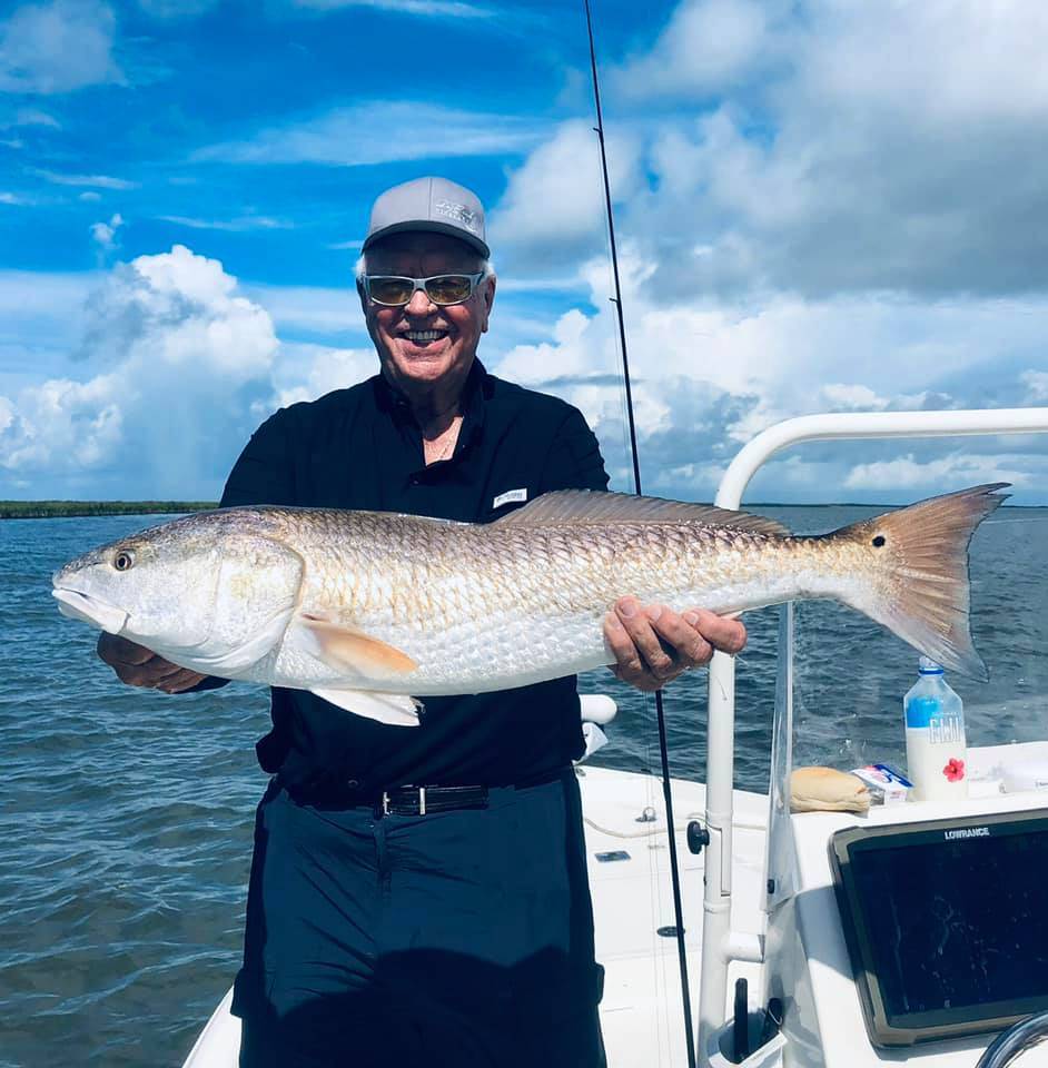Redfish caught in Chauvin
