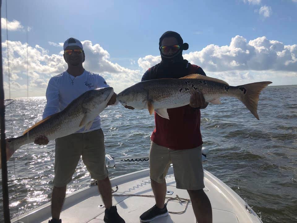 Two redfish caught in LA