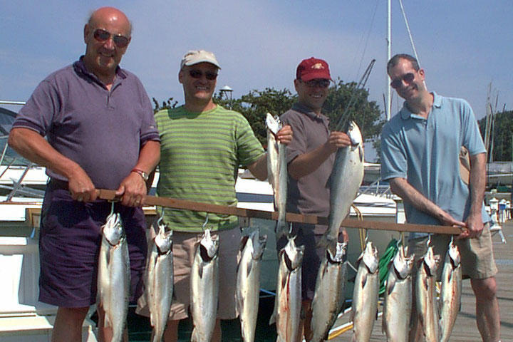 Seven fishing in Chicago