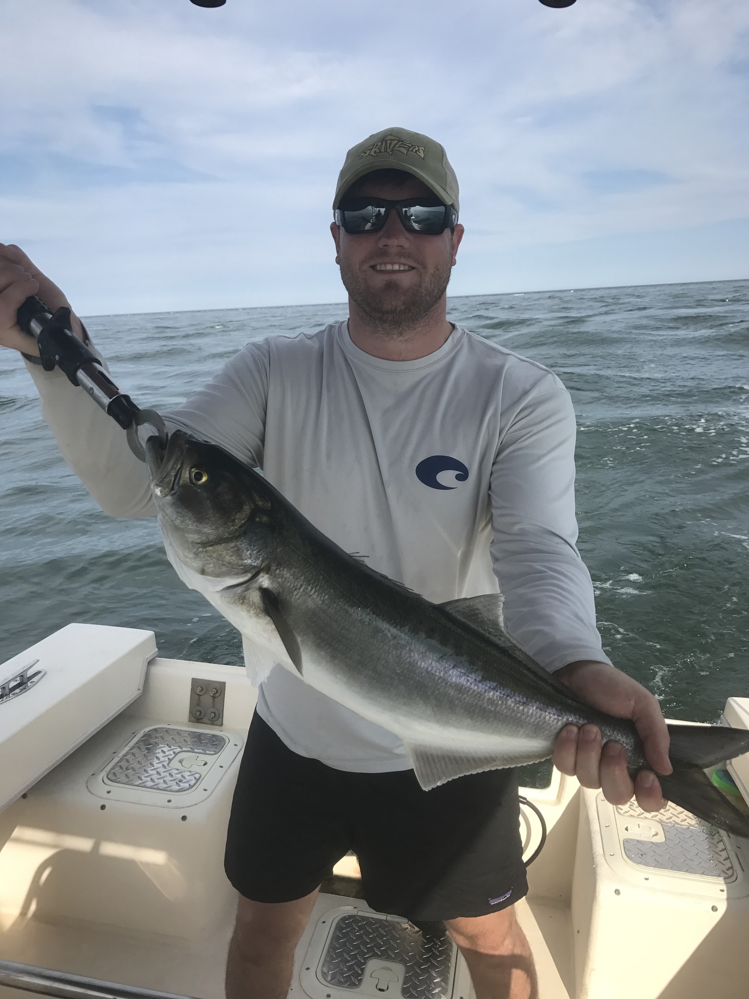 Bluefish caught while fishing in New London